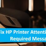 Fix printer attention required message