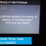Fix HP Printer Error Code 0xc19a0003