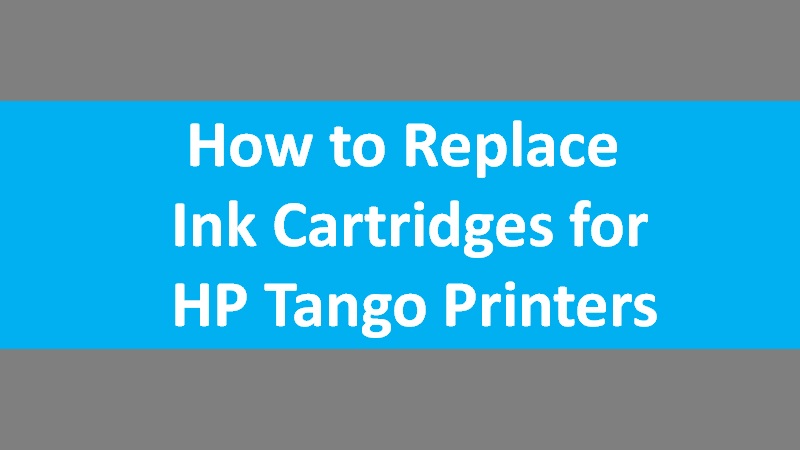 Replace Ink Cartridges on Tango Printers