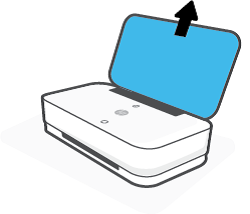 Lift scanner lid of your printer