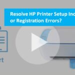 HP printer setup incomplete error