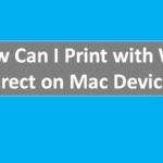 Print with wifi direct on Mac