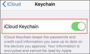 iCloud Keychain Sync