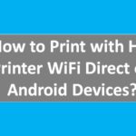Print with wifi direct on Android