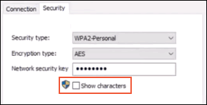 Printer Wireless Network Password on Windows