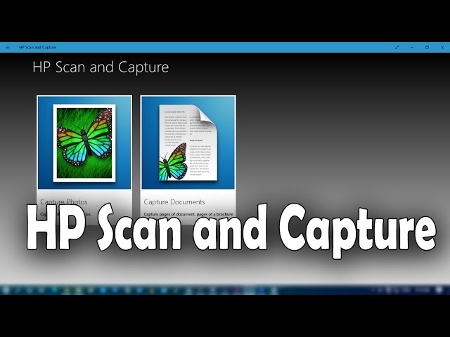 HP Scan and Capture App