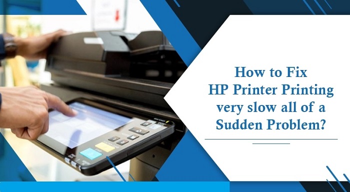 HP printer printing slow