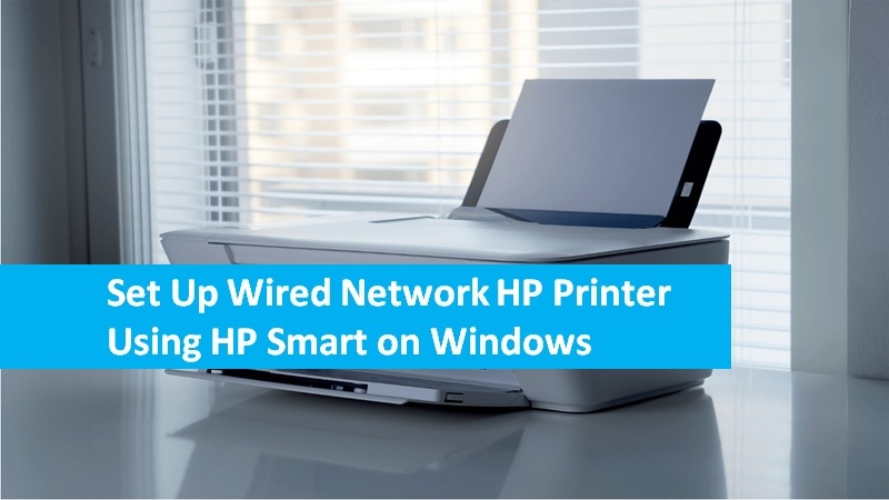 Connect HP printer to router with ethernet cable