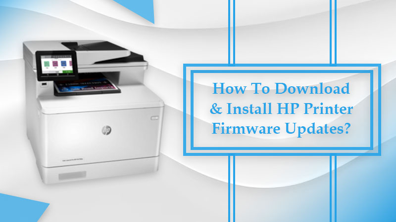 HP printer firmware update
