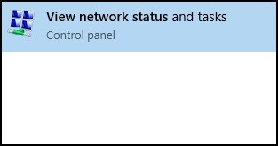 View Network Status