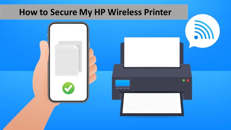 Secure HP wireless printer
