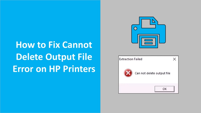 Cannot delete output file error