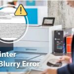 Fix hp printer printing blurry text