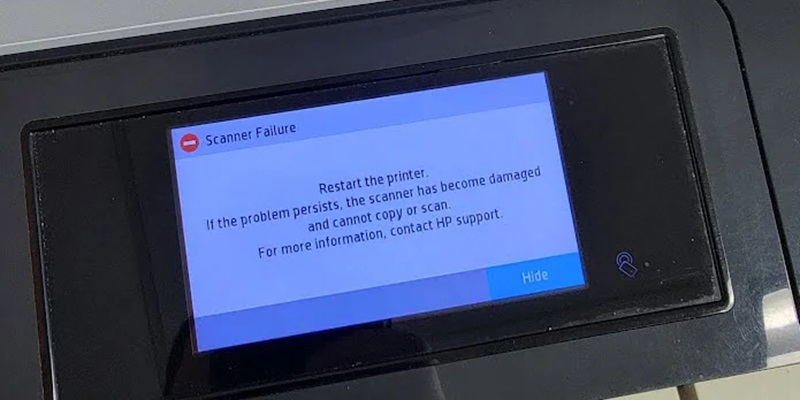 Fix hp printer scanner failure
