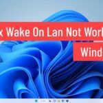 wake on LAN not working