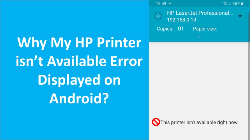 this hp printer isn't available right now