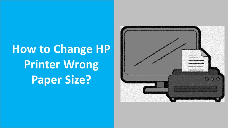 HP printer wrong paper size error