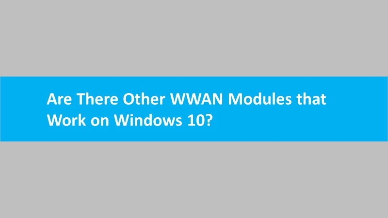 Other WWAN Modules