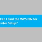 Find the WPS pin for printer