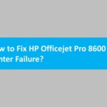 OJ Pro 8600 printer failure