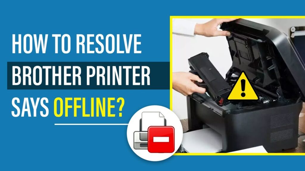 fix Brother printer offline error